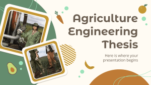 Agriculture Engineering Thesis 