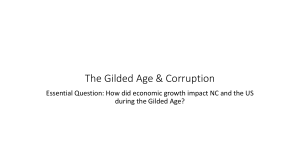 The Gilded Age  Corruption
