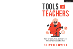 Tools for Teachers: Best Practices in Education