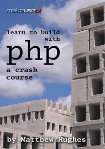 Learn to build with PHP a crash course