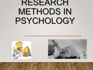 How The Scientific Method Came to be Used in Modern Psychology