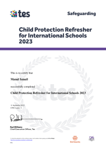 Ismail Manal Child Protection Refresher for International Schools 2023 Download (1)