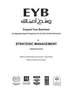 Strategic Management Training Module for Business Growth