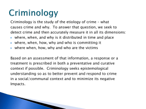 Criminology