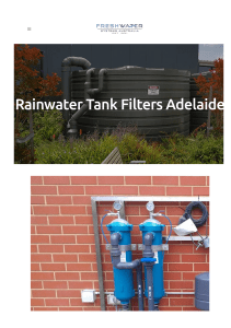 Rainwater Tank Filters Adelaide