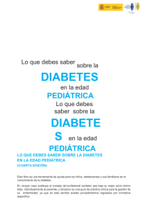 Diabetes pediatría