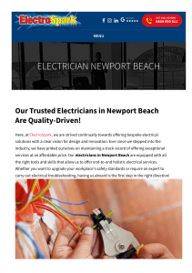 Electrician Newport Beach