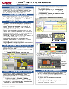 calibre 3dstack