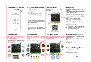 Traffic Light Project Smart Switch