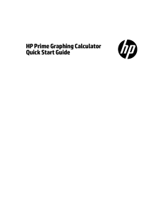 GDC  HP PRIME GUIDE