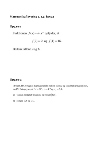 Matematikaflevering 2, 2.g, htxr22