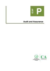 Audit and Assurance Textbook