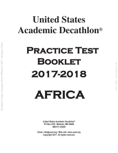 【2018】Practice-Test-Booklet
