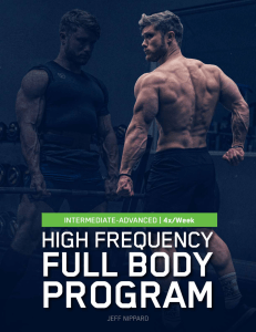 Jeff Nippard's High Frequency Full Body Program (4x) compressed