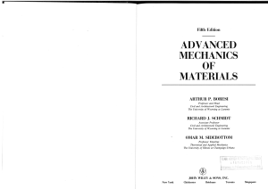 Arthur Peter Boresi, Richard Joseph Schmidt - Advanced mechanics of materials-John Wiley   Sons (2003)