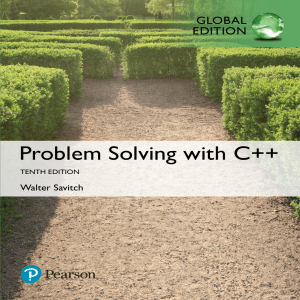 Walter Savitch, Kenrick Mock - Problem Solving with C++ 10th Edition-Pearson (2017)