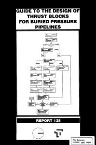 Thrust Block Design Guide for Buried Pressure Pipelines