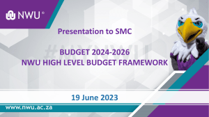 2023 Budget information session presentation