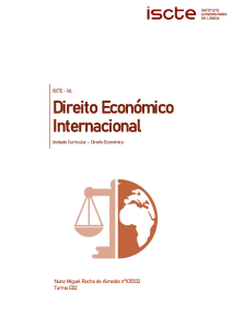 Direito Económico Internacional 