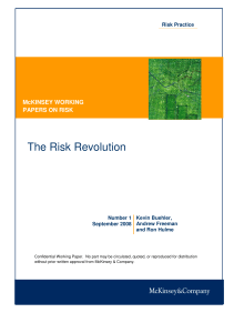 1 The Risk Revolution