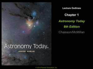 Astronomy lecture chapter 1