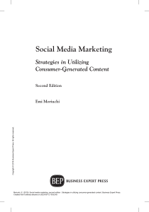 Social Media Marketing, Second Edition Strategies ... ---- (Social Media Marketing Strategies in Utilizing Consumer-Generated Cont...)