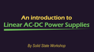 Intro to Power Supplies Updated
