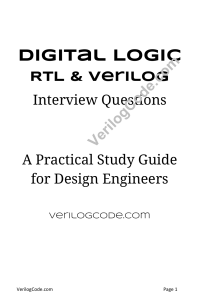 pdfcoffee.com digital-logic-rtl-amp-verilog-interview-questions-preview-pdf-free