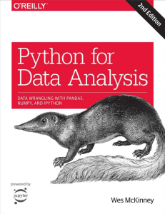 Python for Data Analysis: Pandas, NumPy, IPython