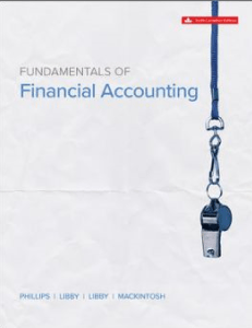 Fundamentals Of Financial Accounting 6th Canadian Edition