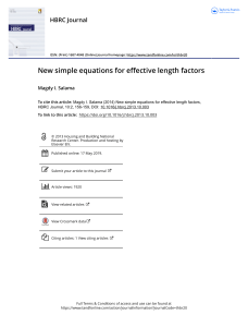 New simple equations for effective length factors