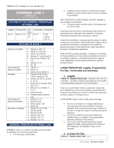 Criminal Law 1 Reviewer