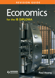 economics - revision guide - paul hoang - hodder 2016