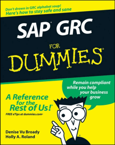 SAP GRC For Dummies ( PDFDrive )