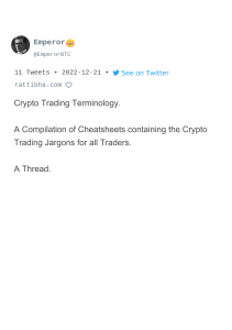 crypto trading terminology.  a compilation  thread by emperorbtc   dec 21, 22 from rattibha