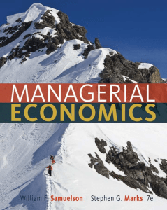 Managerial Economics 7th Edition By Will