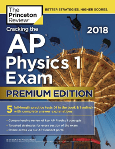 Cracking the AP Physics 1 Exam (staff of The Princeton Review)