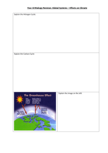 Year 10 Revision Global Systems