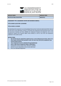 MCED7311A assignment