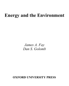 james a fay energy and the environment 28063 9311