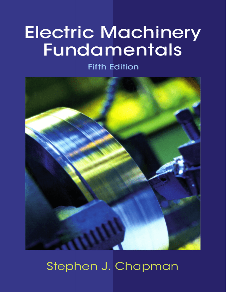 Electric Machinery Fundamentals Fifth Ed