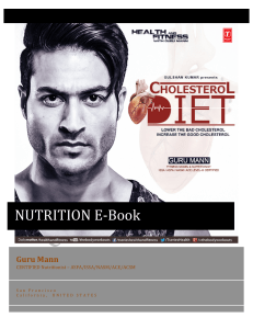 CHOLESTEROL DIET eBook by Guru Mann