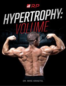 RP Hypertrophy Volume Book