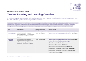 1.001 Teacher Planning & Learning Overview A4