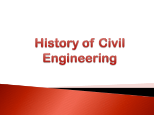 CE111-History of Civil Engineering