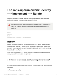 the-triple-i-framework-for-ranked-improvement