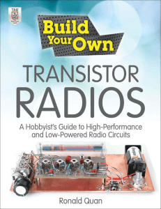 Build Your Own Transistor Radios 2013 R Quan