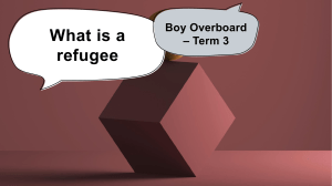 1.1 What is a refugee