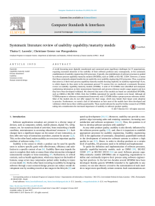 Systematic literature review of usability capability-maturity models