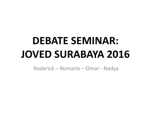 Debate Seminar